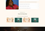 build author website, politics website, landing page in wordpress, squarespace